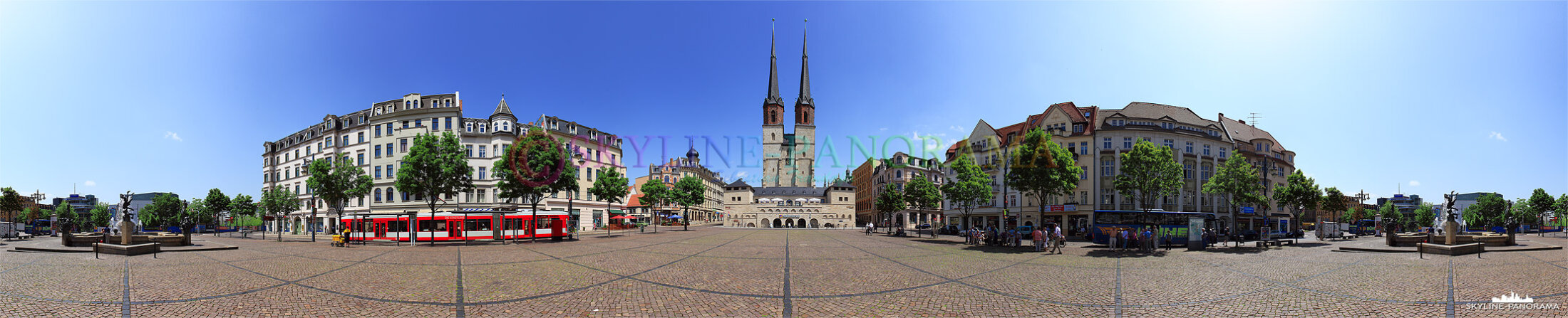 Panorama Halle Saale – Hallmarkt (p_00521)