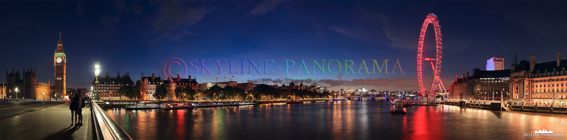 Panorama – Big Ben and London Eye (p_00823)