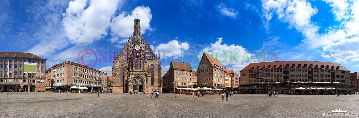 Nürnberg Hauptmarkt – Bayern Panorama (p_01028)