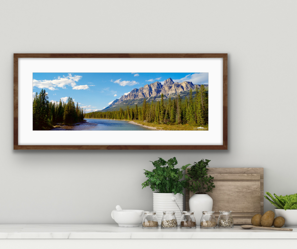 Fine Art Print im Rahmen - Rocky Mountains